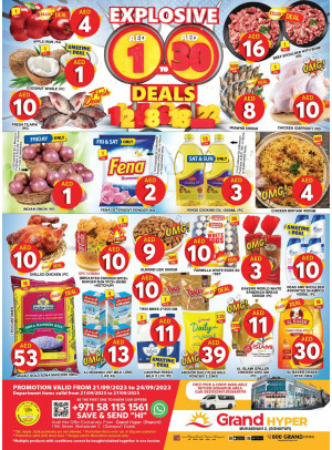 Weekend Deals - Grand Hyper Muhaisnah
