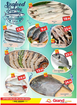 Seafood Sunday - Grand Hyper Al Khail Mall