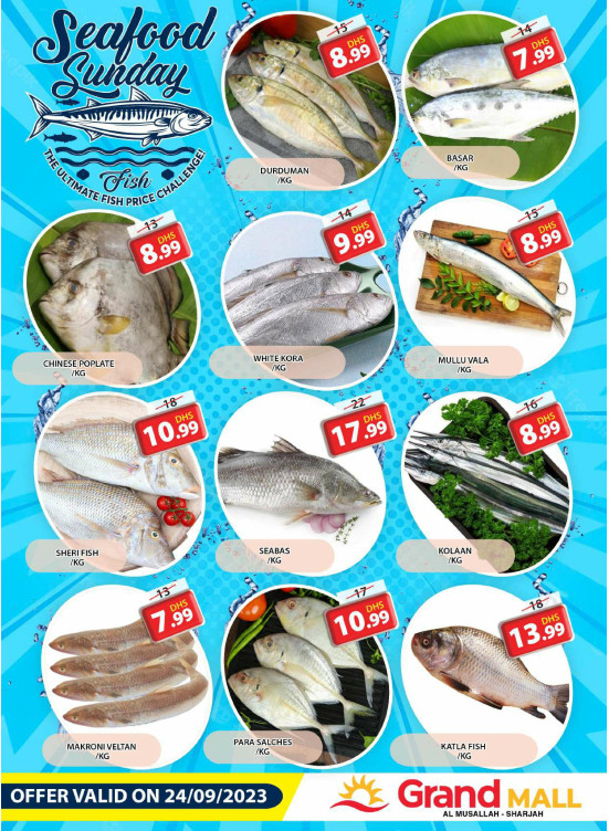 Seafood Sunday - Grand Mall Sharjah