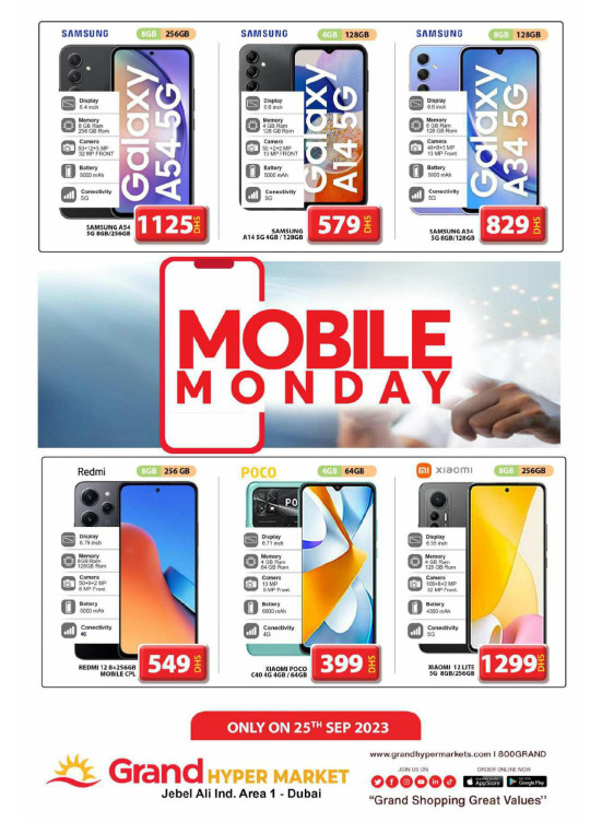 Monday Deals - Grand Hypermarket Jebel Ali