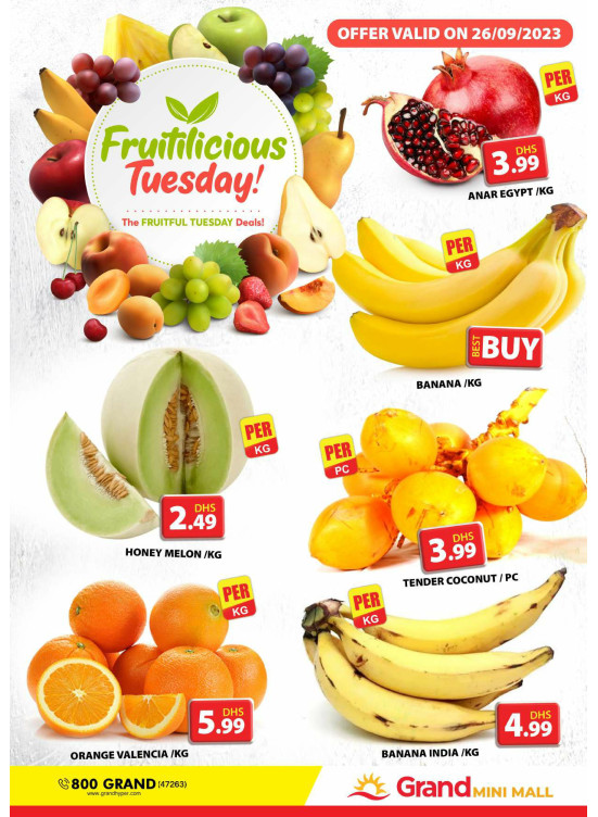 Fruitilicious Tuesday - Grand Mini Mall