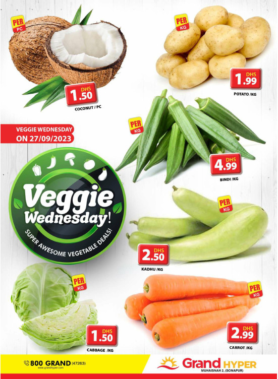 Veggie Wednesday - Grand Hyper Muhaisnah