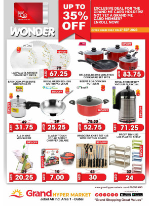 Wonder Deals - Grand Hypermarket Jebel Ali