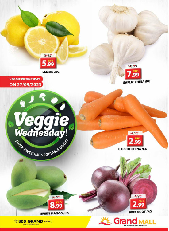 Veggie Wednesday - Grand Mall Sharjah
