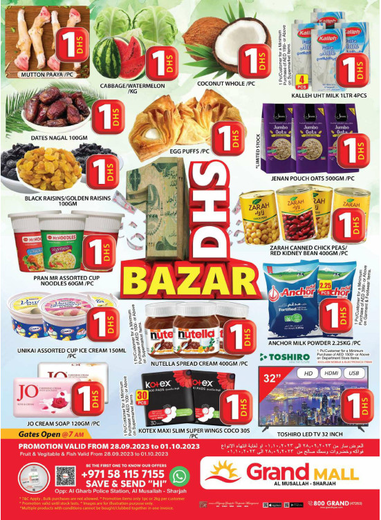 Weekend Deals - Grand Mall Sharjah