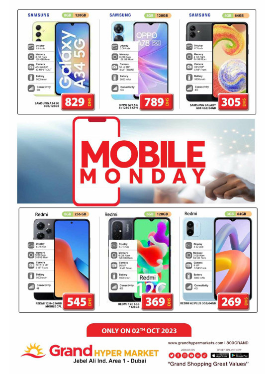 Monday Deals - Grand Hypermarket Jebel Ali