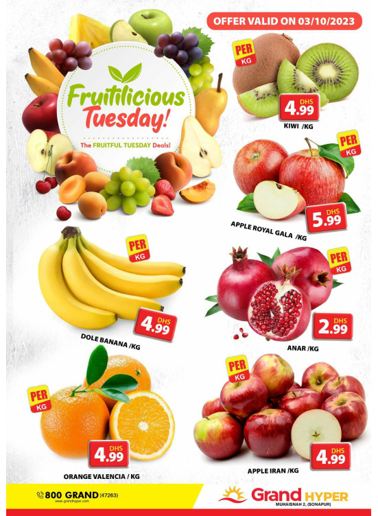 Fruitilicious Tuesday - Grand Hyper Muhaisnah