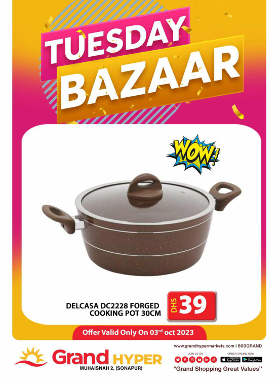 Tuesday Bazar - Grand Hyper Muhaisnah