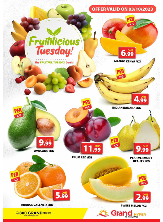 Fruitilicious Tuesday - Grand Hyper Al Khail Mall