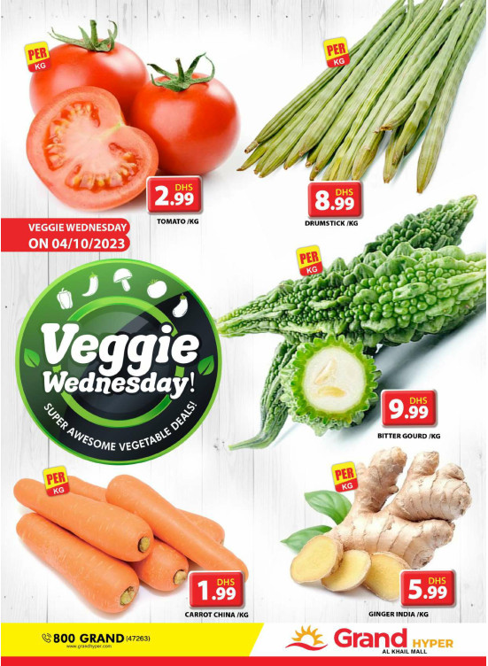 Veggie Wednesday - Grand Hyper Al khail Mall