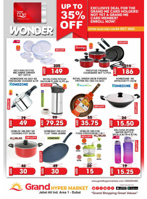 Wonder Deals - Grand Hypermarket Jebel Ali