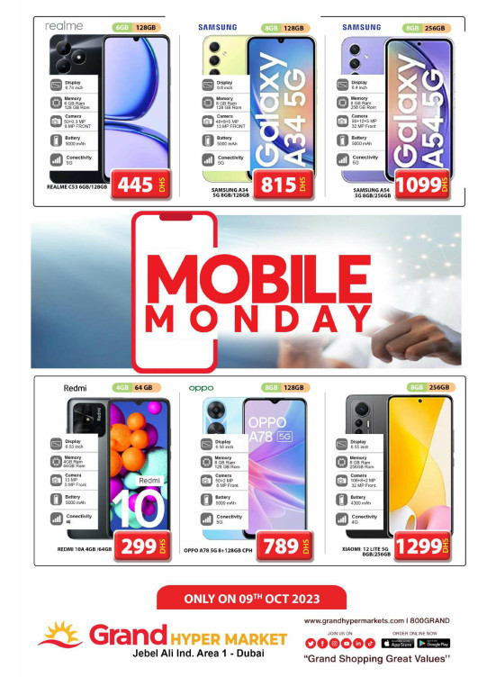 Monday Deals - Grand Hypermarket Jebel Ali