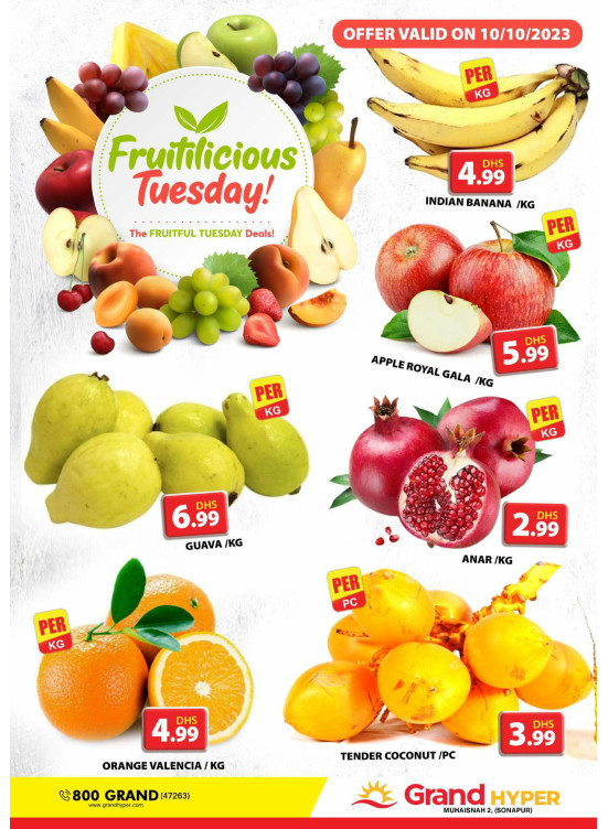 Fruitilicious Tuesday - Grand Hyper Muhaisnah