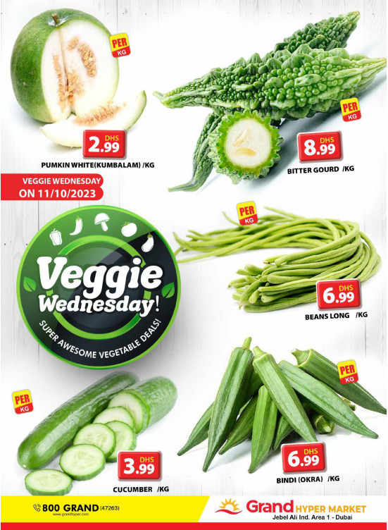 Veggie Wednesday - Grand Hypermarket Jebel Ali