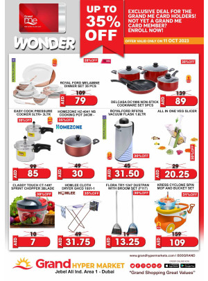 Wonder Deals - Grand Hypermarket Jebel Ali