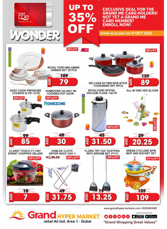Wonder Deals - Grand Hypermarket Jebel Ali