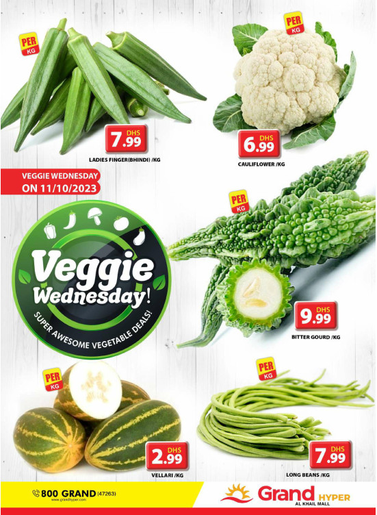 Veggie Wednesday - Grand Hyper Al khail Mall
