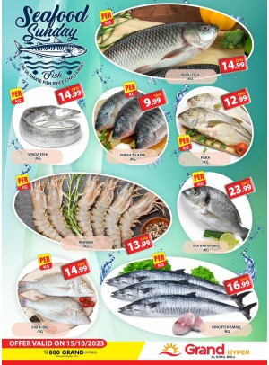 Seafood Sunday - Grand Hyper Al Khail Mall