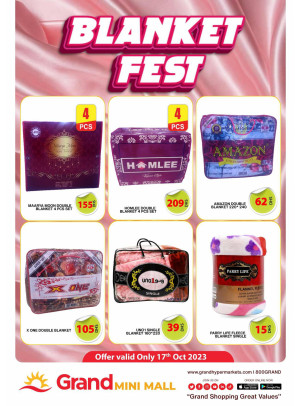 Blanket Fest - Grand Mini Mall