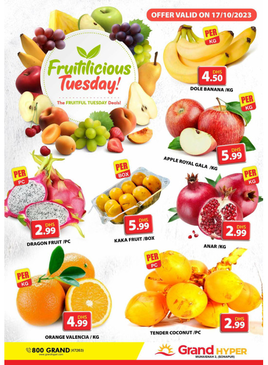 Fruitilicious Tuesday - Grand Hyper Muhaisnah