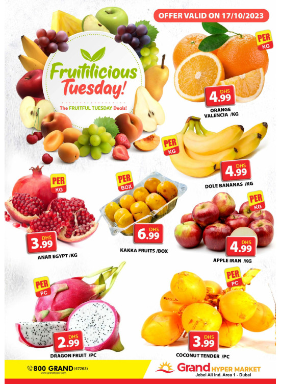 Fruitilicious Tuesday - Grand Hypermarket Jebel Ali