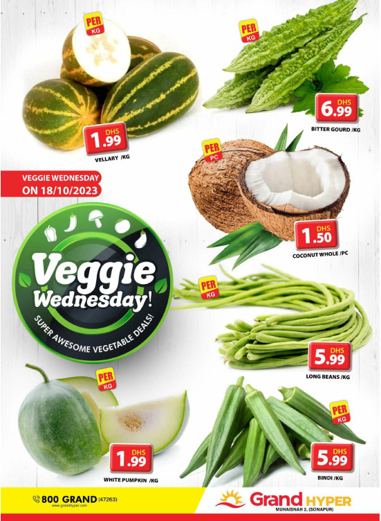 Veggie Wednesday - Grand Hyper Muhaisnah