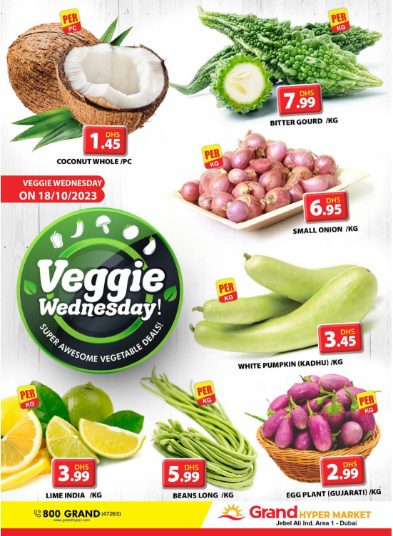 Veggie Wednesday - Grand Hypermarket Jebel Ali