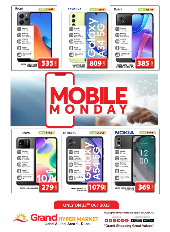 Monday Deals - Grand Hypermarket Jebel Ali