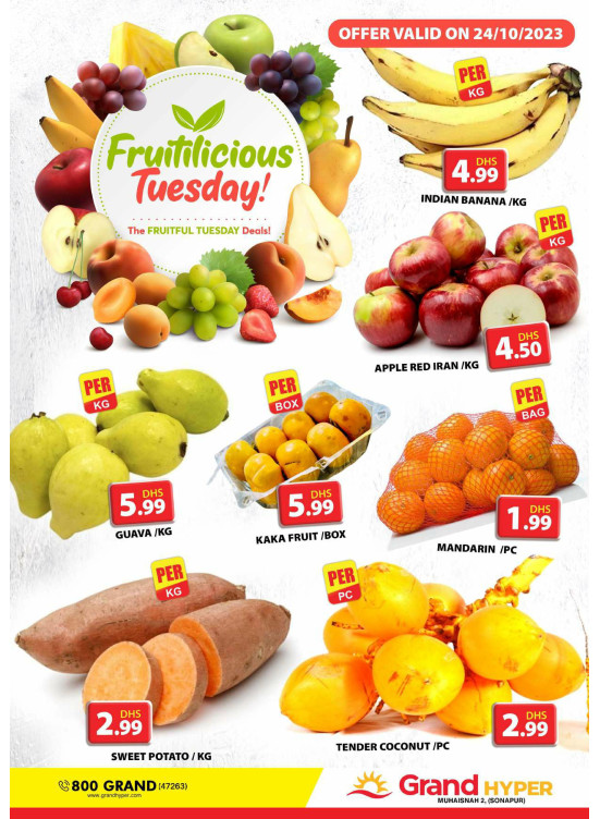 Fruitilicious Tuesday - Grand Hyper Muhaisnah