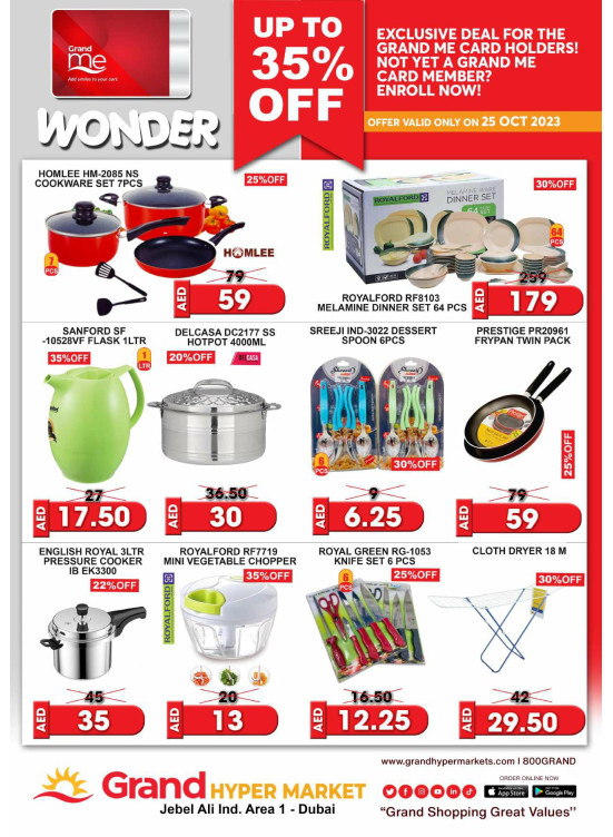 Wonder Deals - Grand Hypermarket Jebel Ali