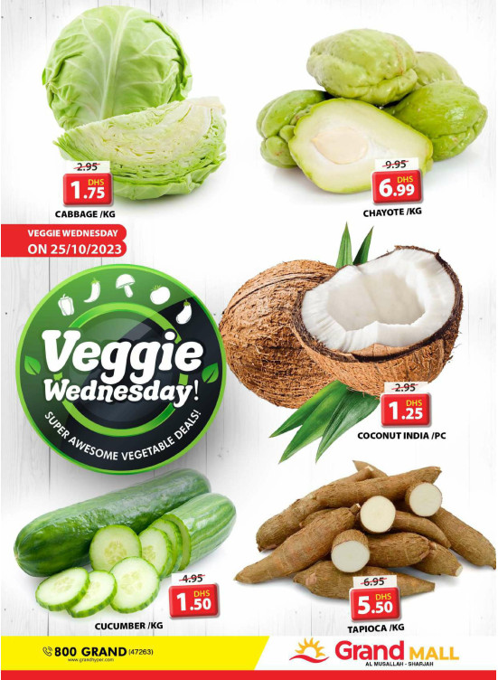 Veggie Wednesday - Grand Mall Sharjah
