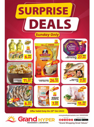 Surprise Deals - Grand Hyper Muhaisnah