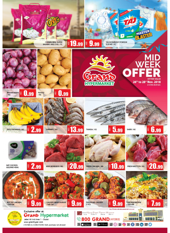 Midweek Offers - Grand Hypermarket Jebel Ali