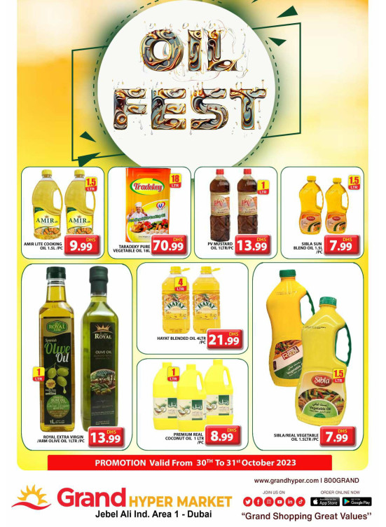 Oil Fest - Grand Hypermarket Jebel Ali