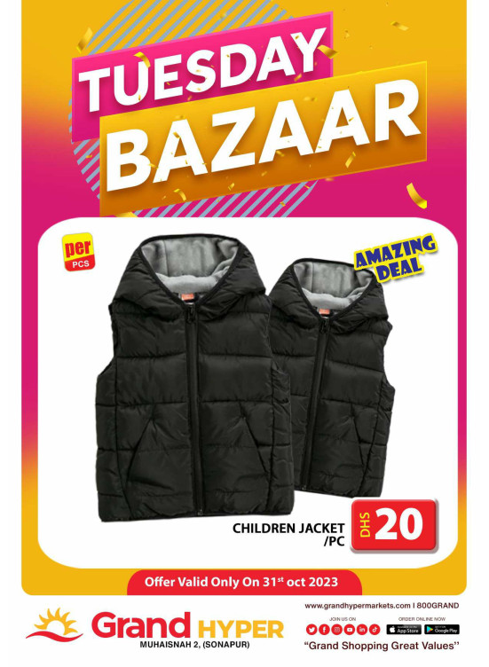 Tuesday Bazar - Grand Hyper Muhaisnah