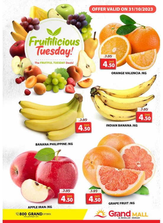 Fruitilicious Tuesday - Grand Mall Sharjah