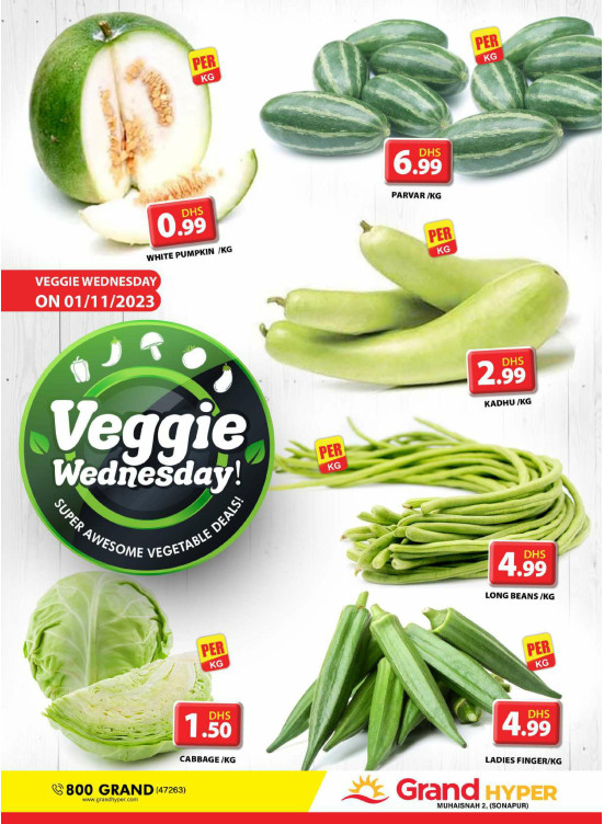 Veggie Wednesday - Grand Hyper Muhaisnah
