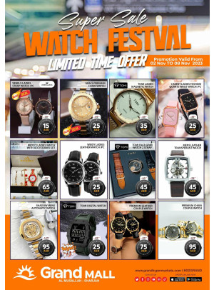 Watch Festival - Grand Mall Sharjah