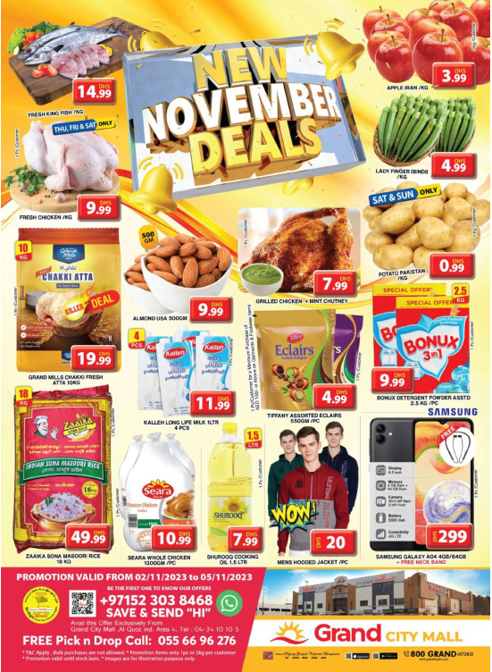 Weekend Deals - Grand City Mall