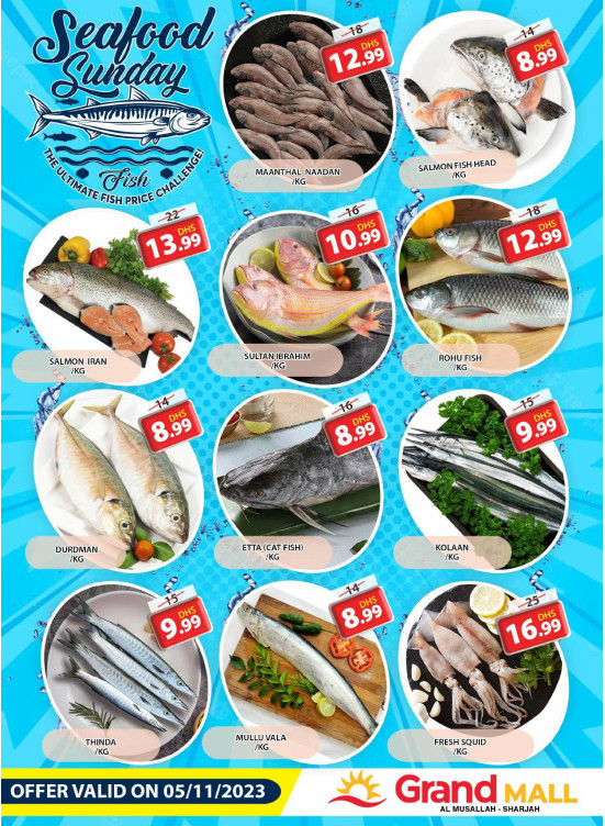 Seafood Sunday - Grand Mall Sharjah