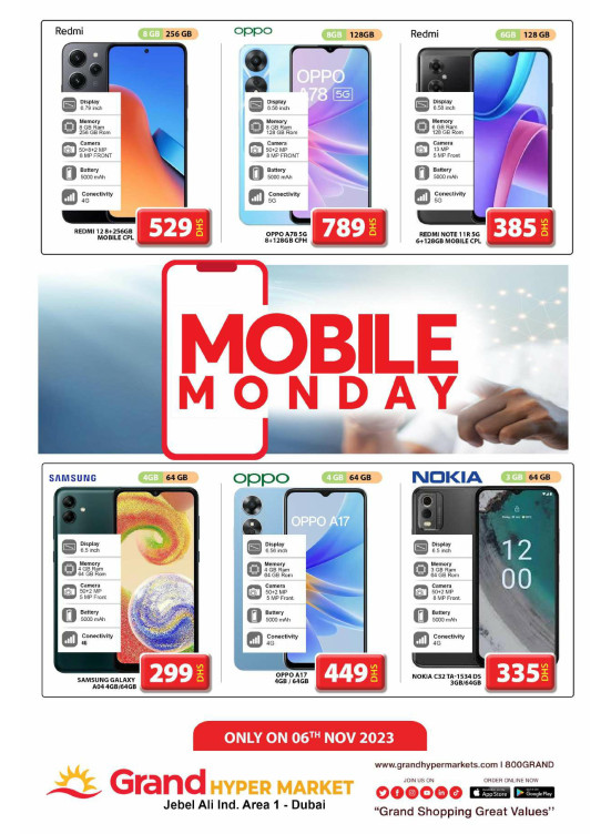 Monday Deals - Grand Hypermarket Jebel Ali