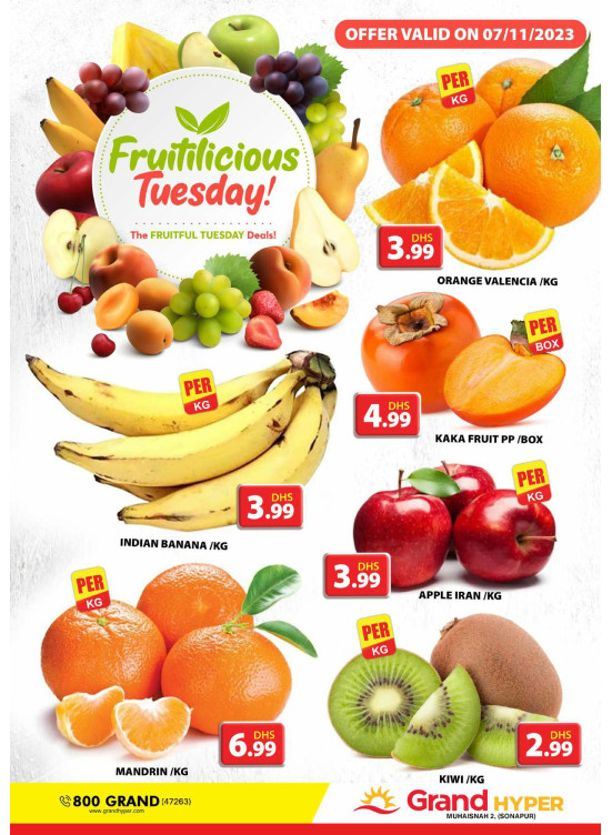 Fruitilicious Tuesday - Grand Hyper Muhaisnah