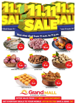 11-11 Sale - Grand Mall Sharjah