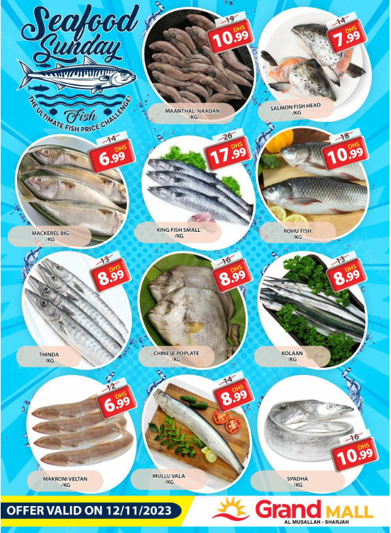 Seafood Sunday - Grand Mall Sharjah