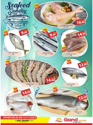 Seafood Sunday - Grand Hyper Al Khail Mall