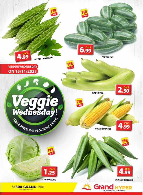 Veggie Wednesday - Grand Hyper Muhaisnah