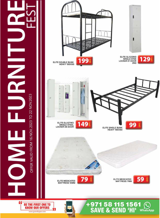 Furniture Fest - Grand Hyper Muhaisnah