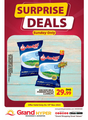 Surprise Deals - Grand Hyper Muhaisnah