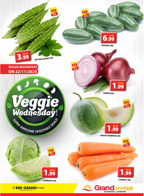 Veggie Wednesday - Grand Hyper Muhaisnah