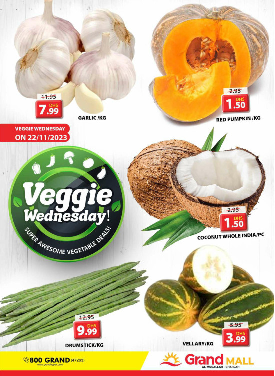 Veggie Wednesday - Grand Mall Sharjah